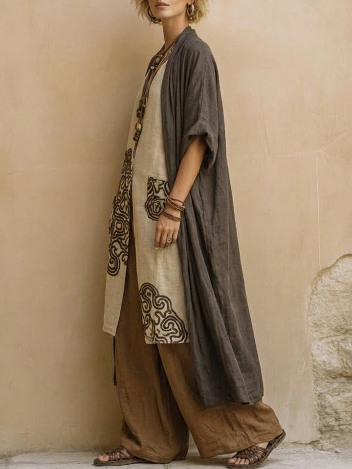 Harper | Cotton-Linen Blend Three-Piece Set