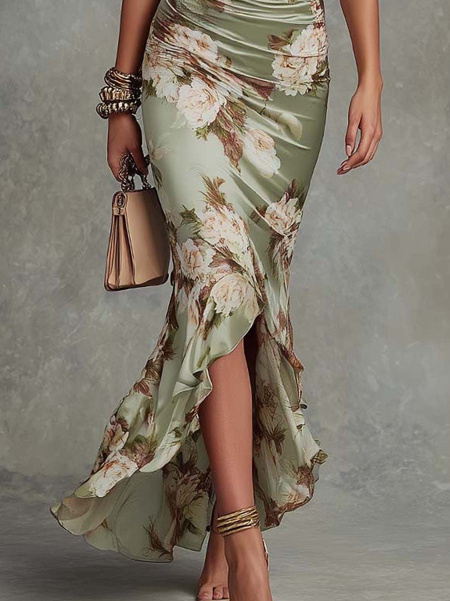 ANASTASIA | Long  Dress with Floral Print