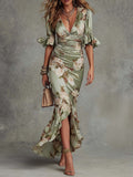 ANASTASIA | Long  Dress with Floral Print