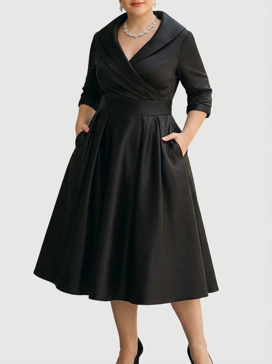 Nerissa - Elegant Midi Dress