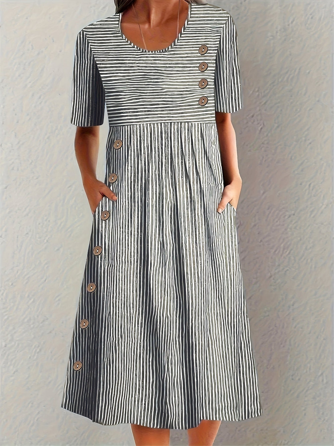 Pauline | Striped Summer Dress