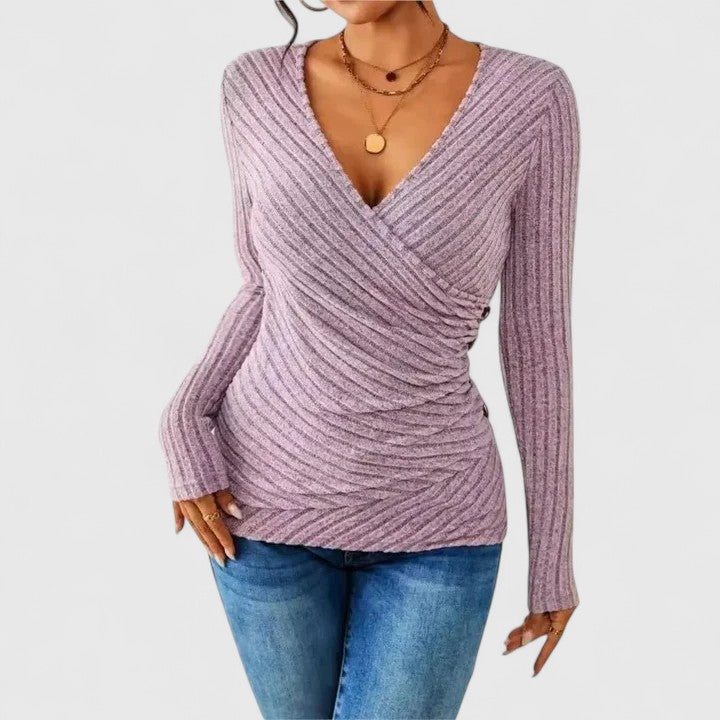 Clara | Elegant Tucking Top