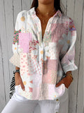 Fabiënne | Floral Patchwork Blouse