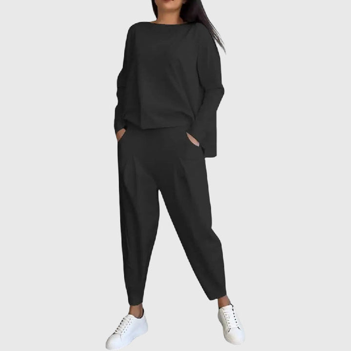 Thea | Round Neck Two-Piece Set