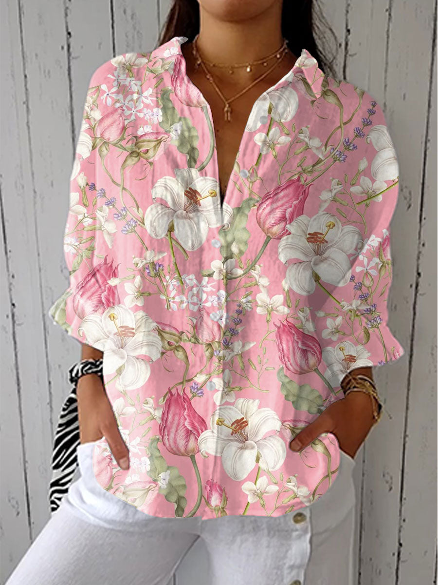 Dorina | Elegant Bloom Blouse