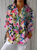 Amanda | Bloom Canvas Blouse