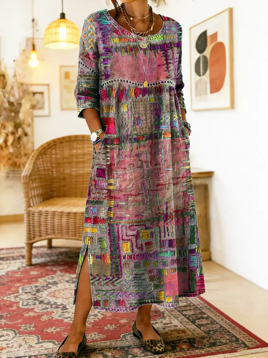 Sabine™ — BOHEMIAN PRINT MAXI DRESS