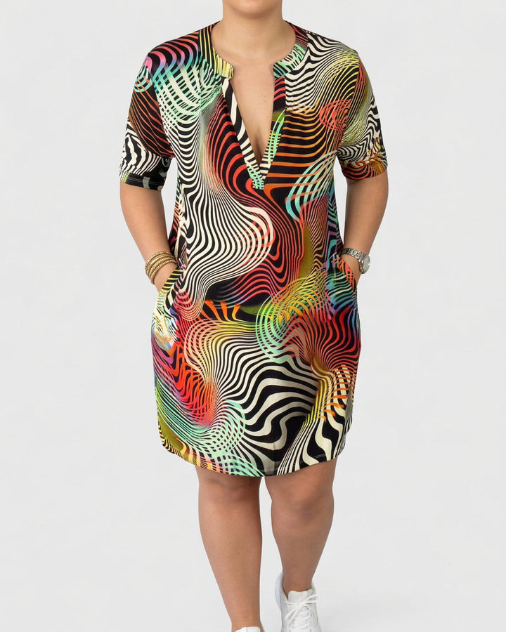 Niamh | Sophisticated V-neck Dress