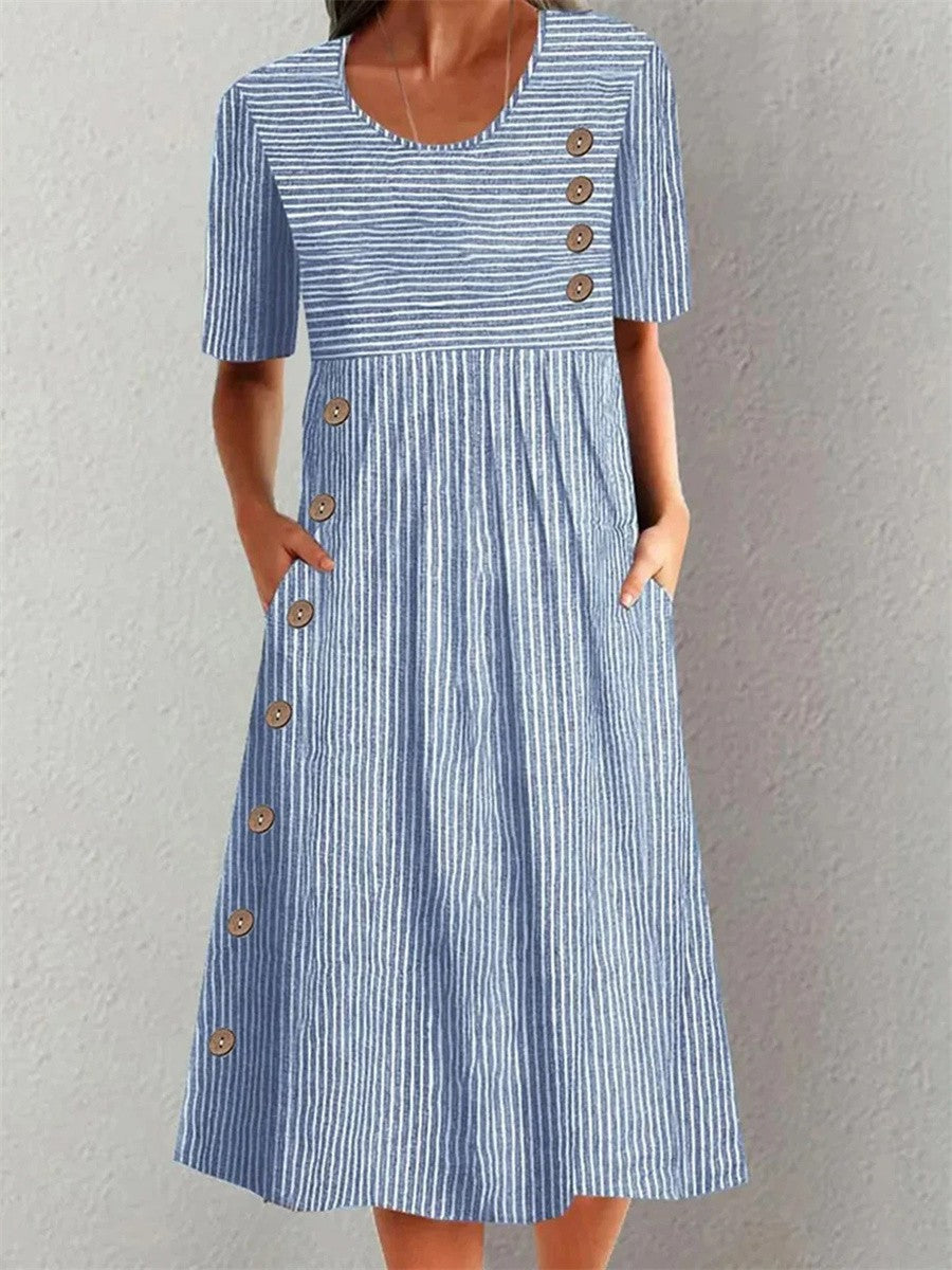 Emma | Striped Summer Dress