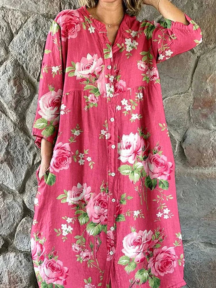 Doreen | Art Floral Dress