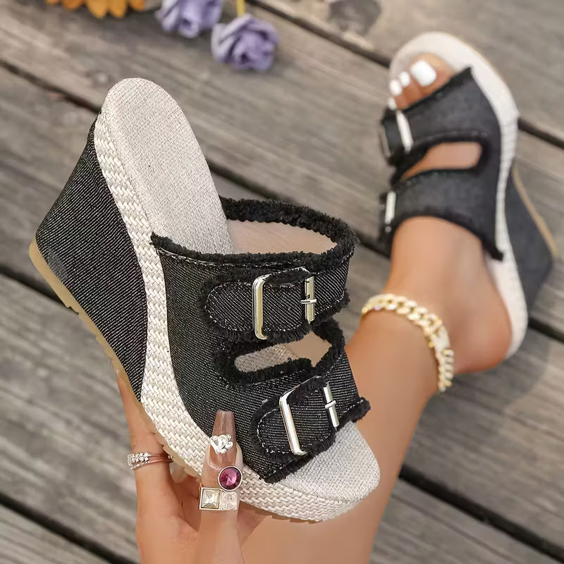 Fray |  Edge Wedge Sandals