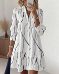 Claudine™ — Elegant and flowing shirt dress