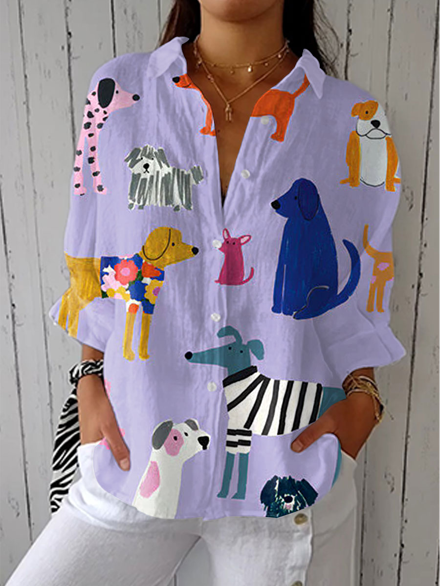 Brina | Dogs Blouse