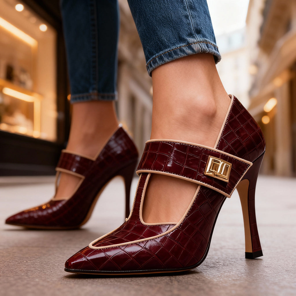 Jane | T-Strap Heels