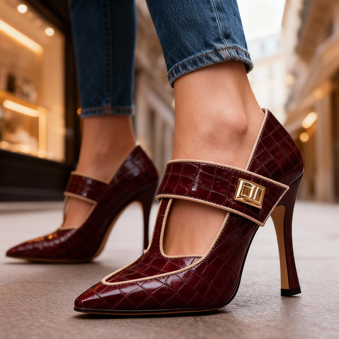 Jane | T-Strap Heels