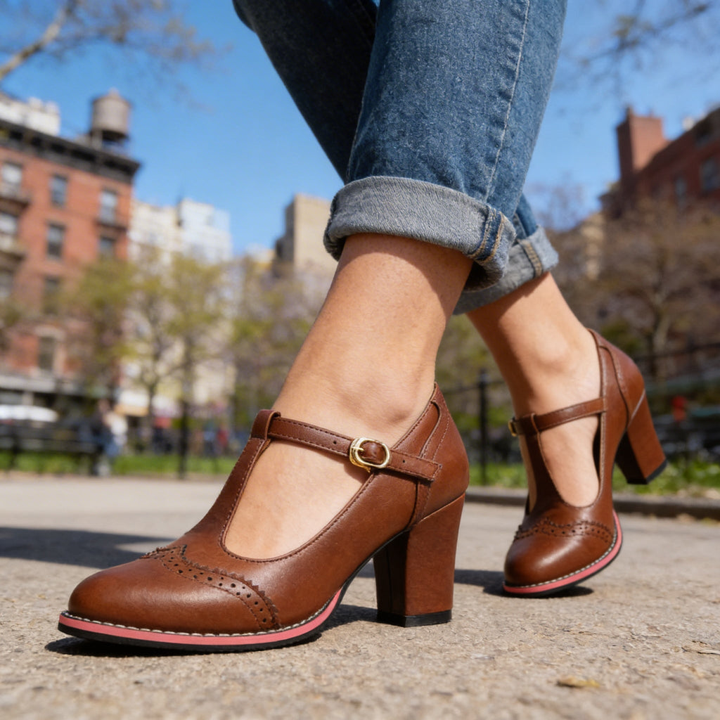 Abigail Brogue Loafers