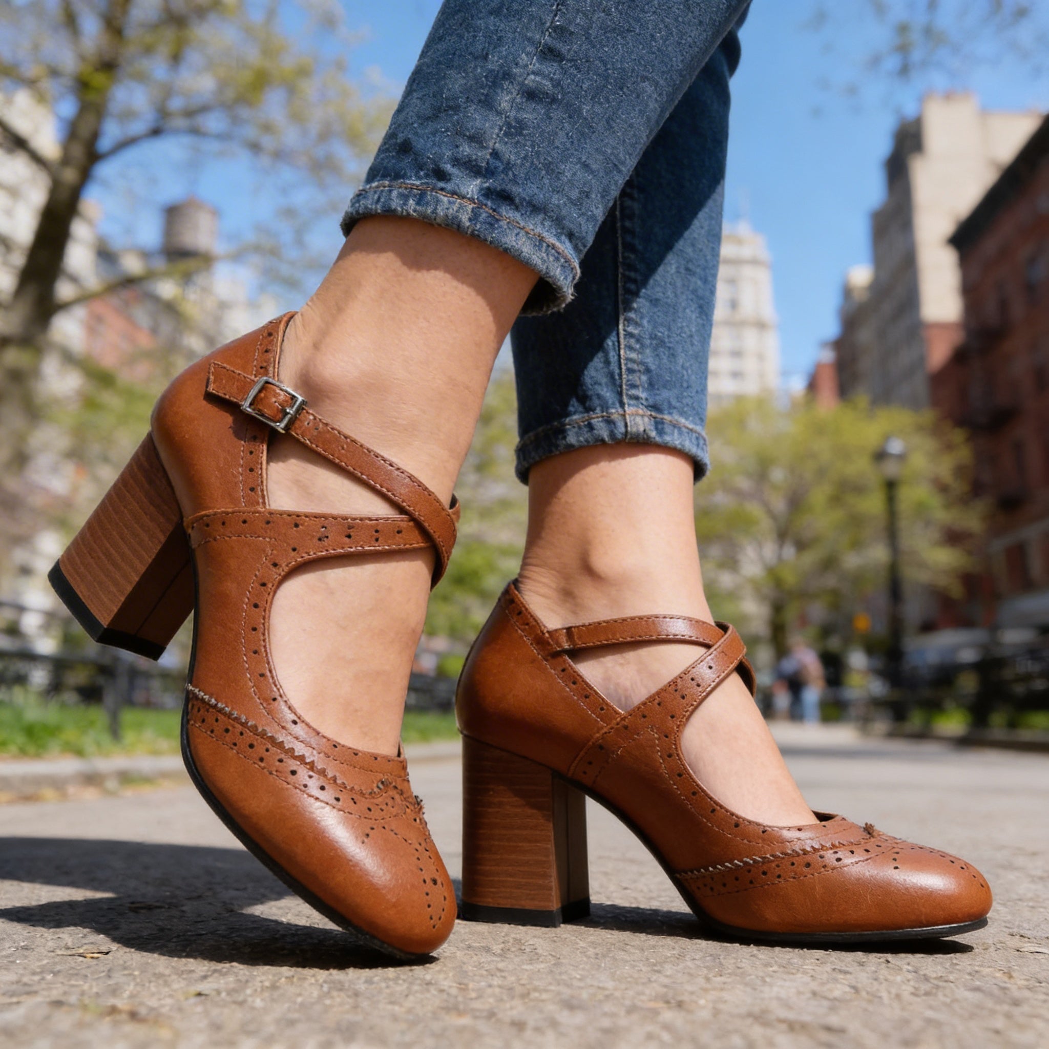 Nellie| Brogue Loafers