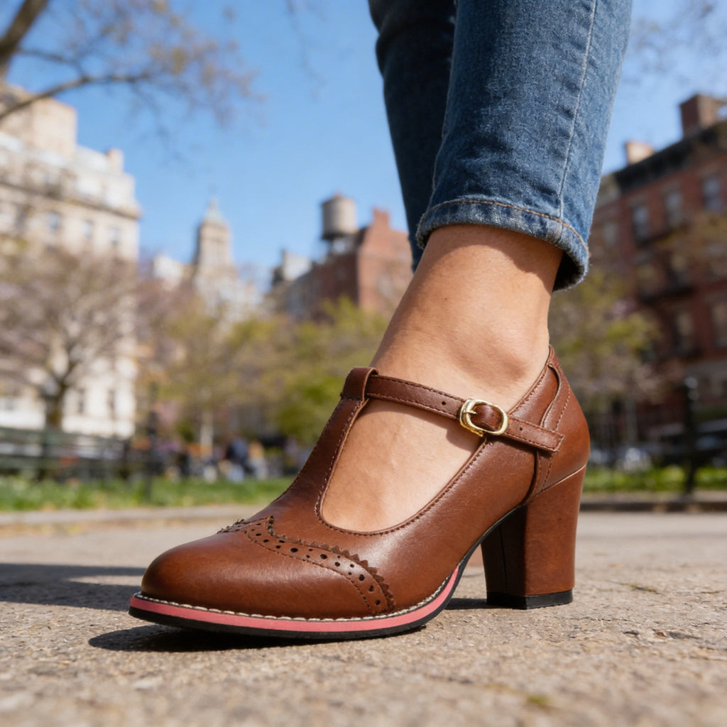 Abigail Brogue Loafers