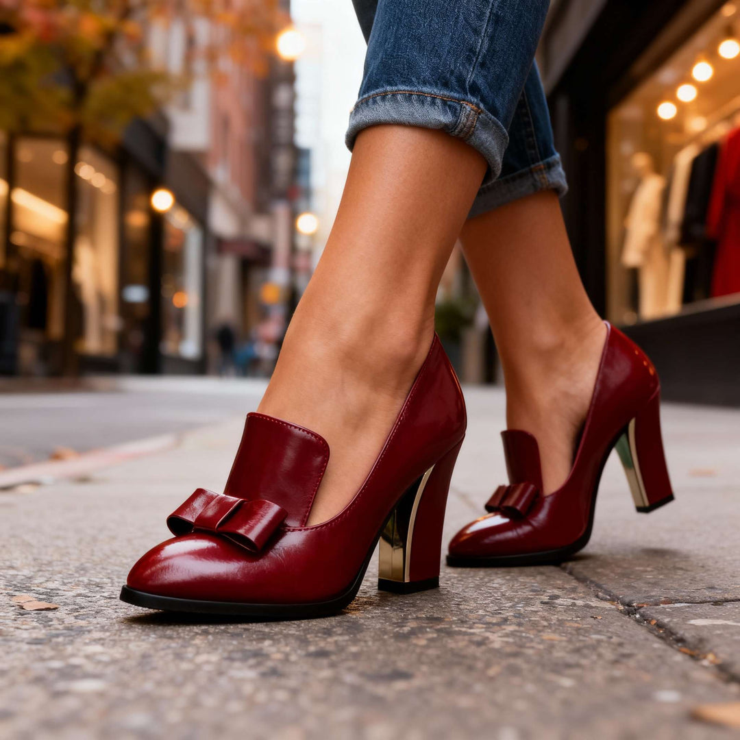 Mabel Bow Heels