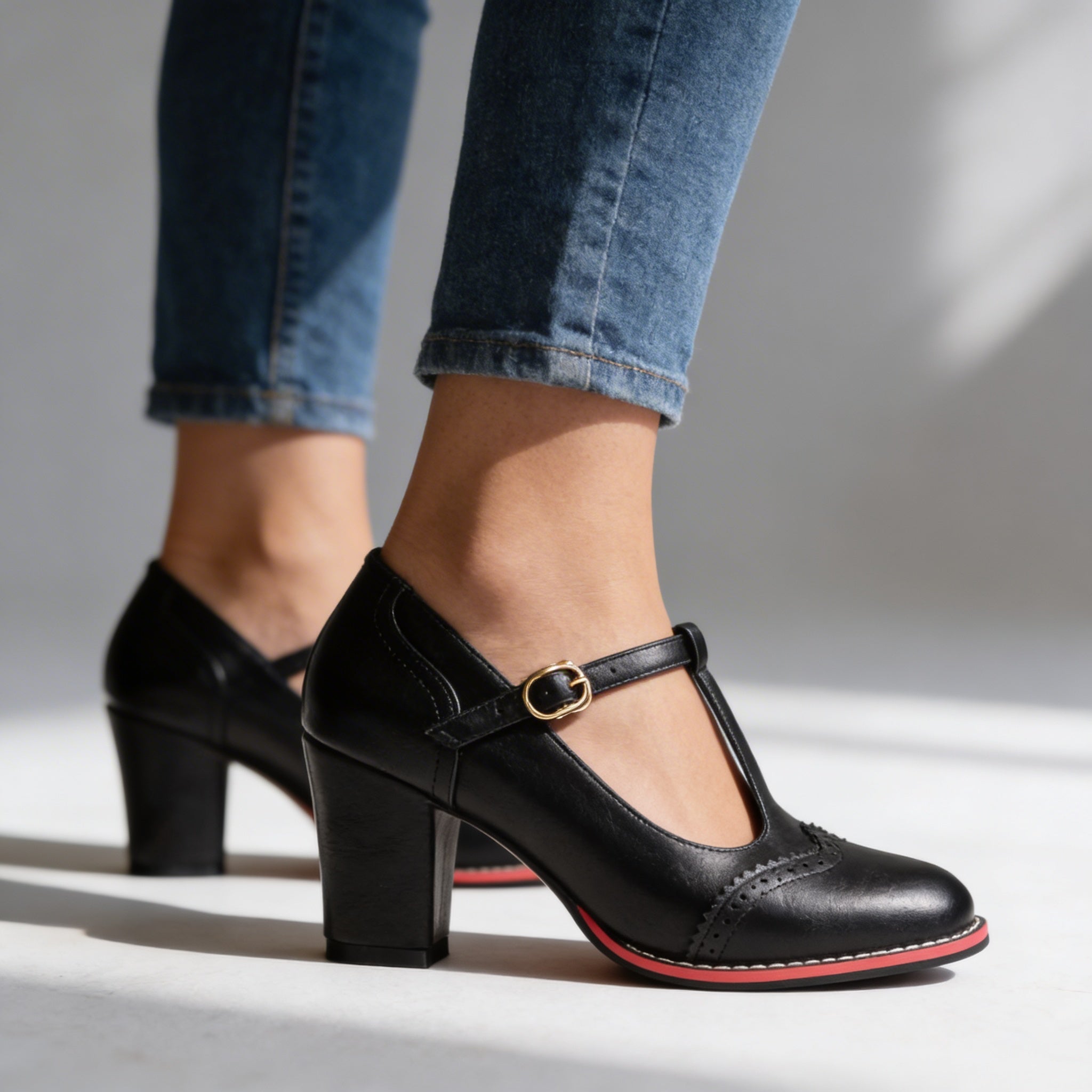 Abigail Brogue Loafers