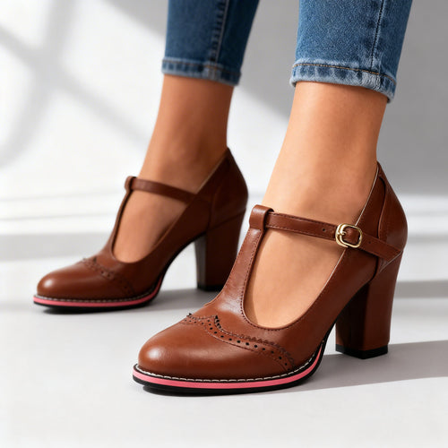 Abigail Brogue Loafers