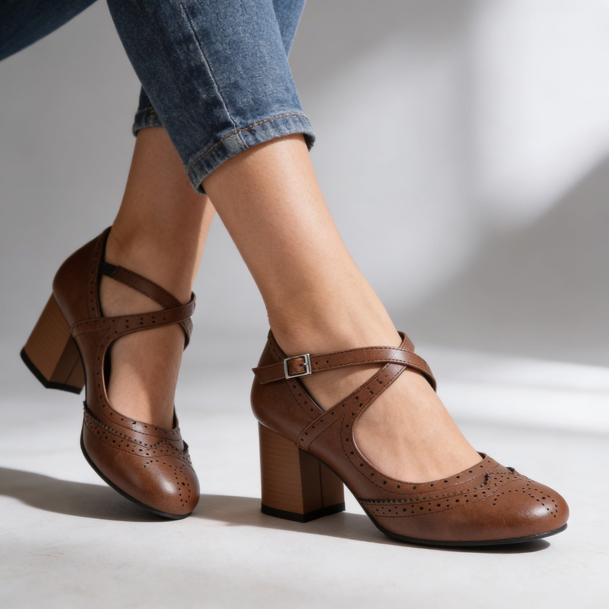 Nellie| Brogue Loafers