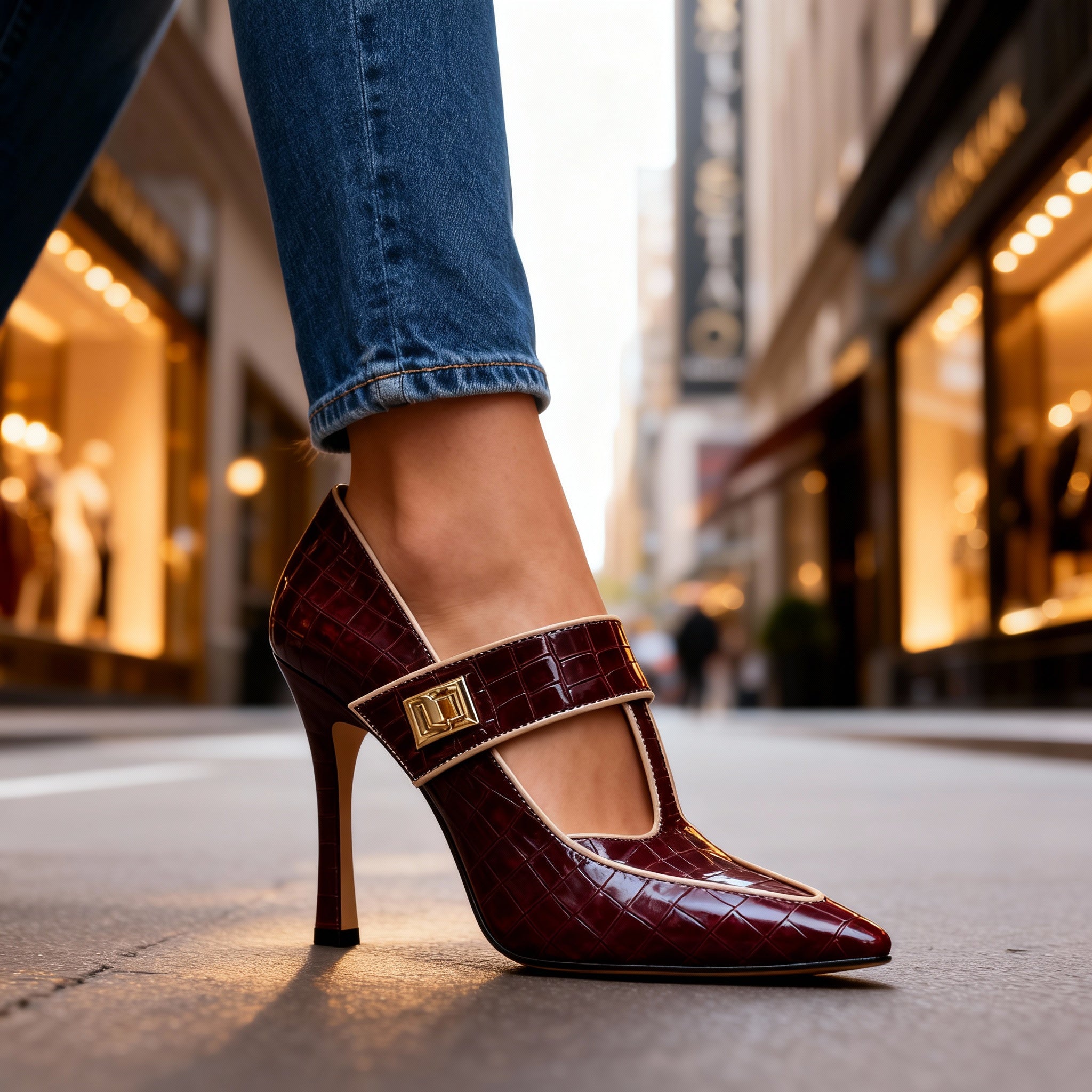 Jane | T-Strap Heels