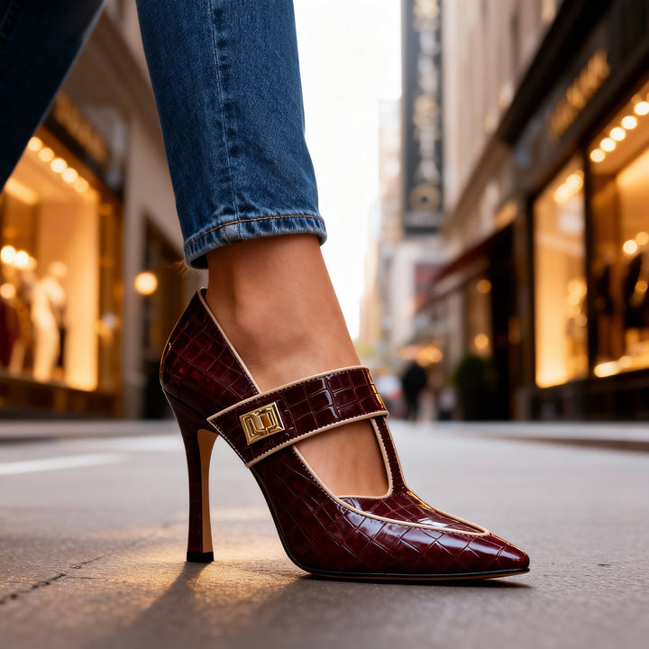 Jane | T-Strap Heels