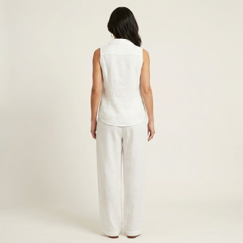 Twiila | Wrap-Top &amp; Wide-Leg Set