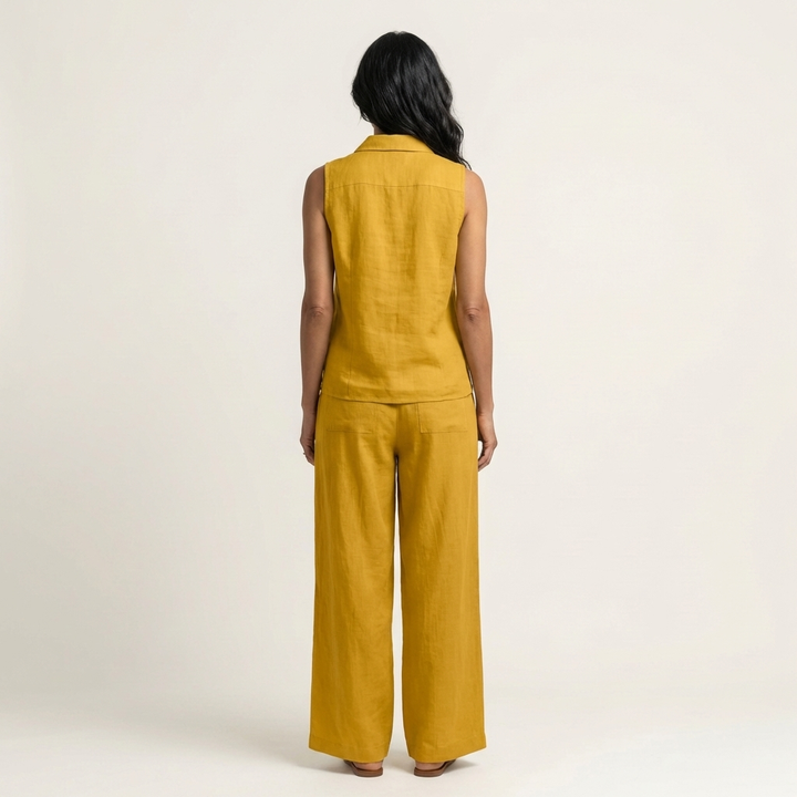 Twiila | Wrap-Top &amp; Wide-Leg Set