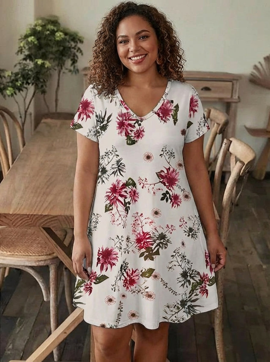 Colette - Printed Bloom Dress