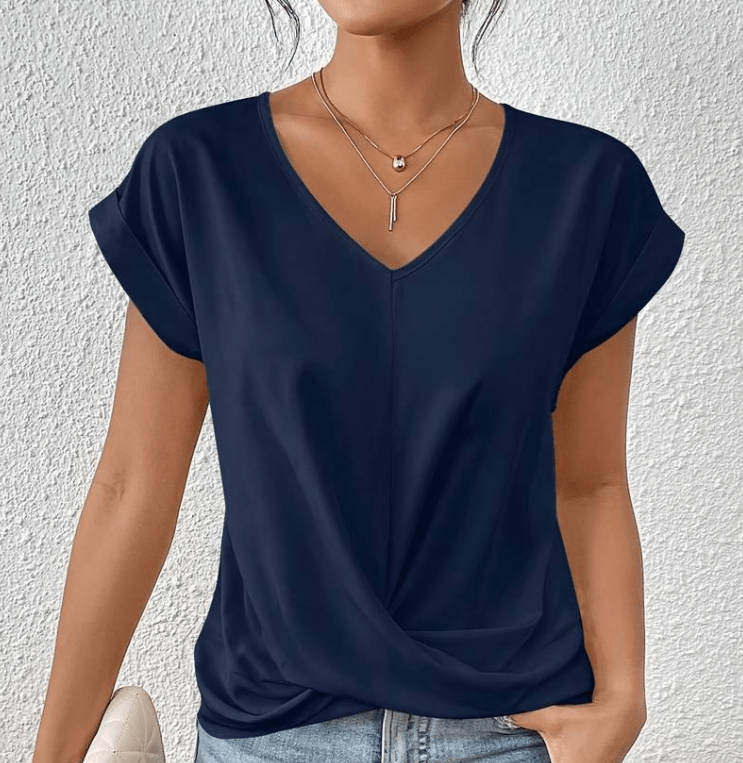 Lorraine | Tummy-Tucking V-Neck Top
