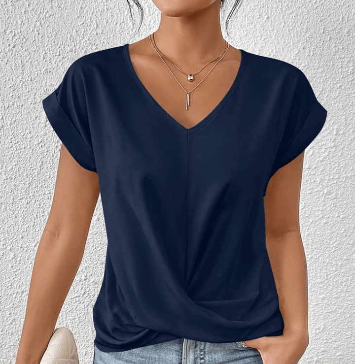Lorraine | Tummy-Tucking V-Neck Top