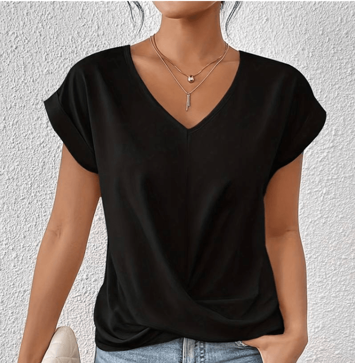Lorraine | Tummy-Tucking V-Neck Top