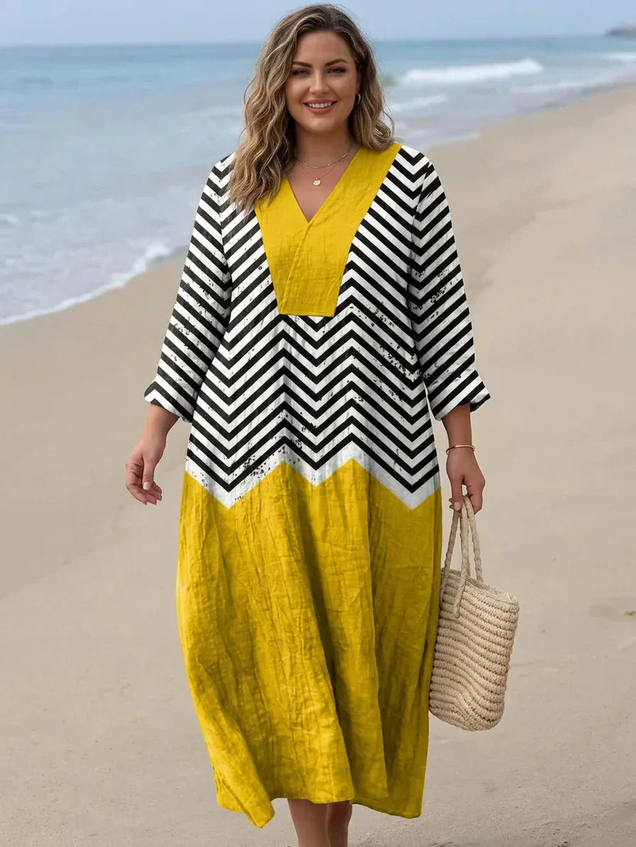 Cosima - Boho Printed Dress