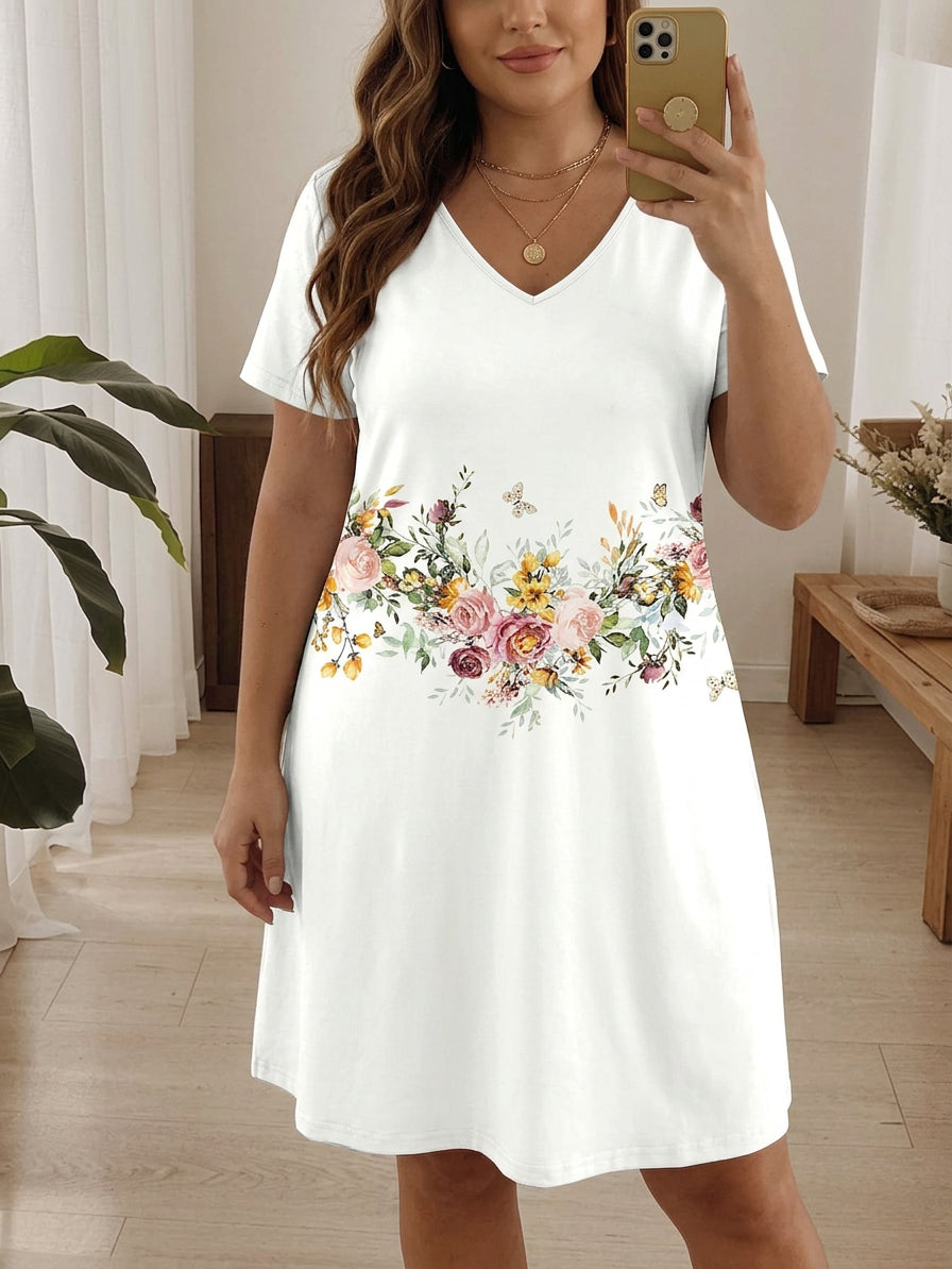 Colette - Printed Bloom Dress
