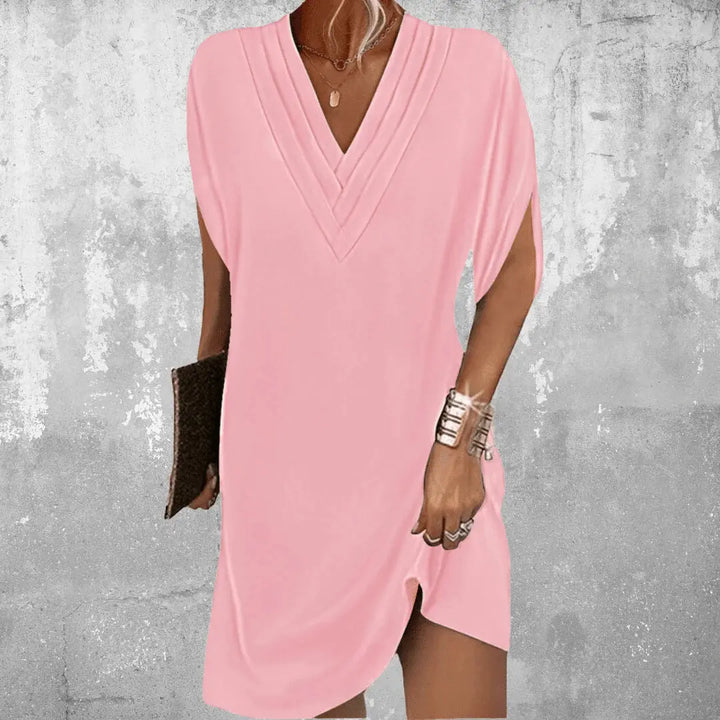 Sienna Satin | V-Neck Dress