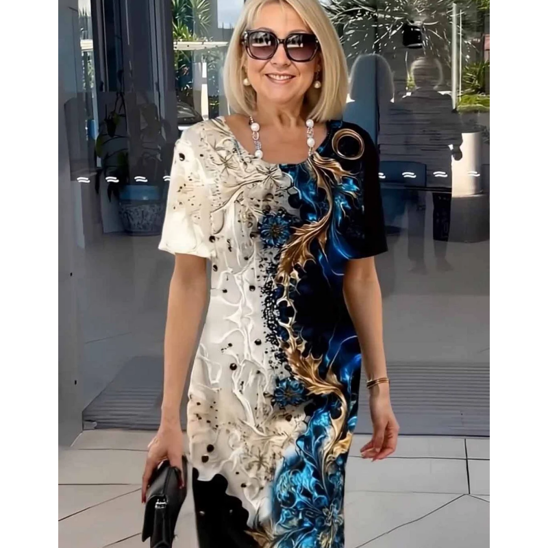 Maria - Printed Relaxed Dress