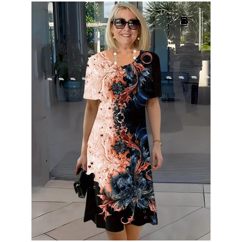 Maria - Printed Relaxed Dress