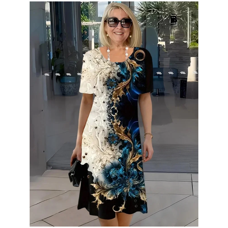 Maria - Printed Relaxed Dress