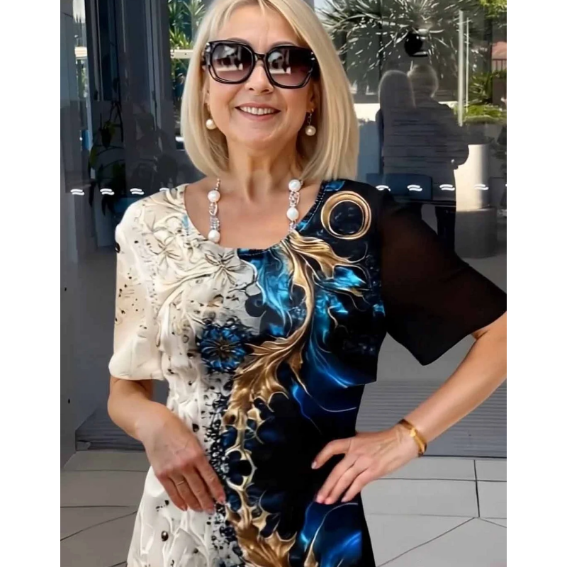 Maria - Printed Relaxed Dress