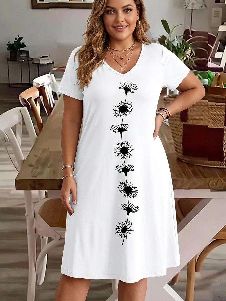 Colette - Printed Bloom Dress