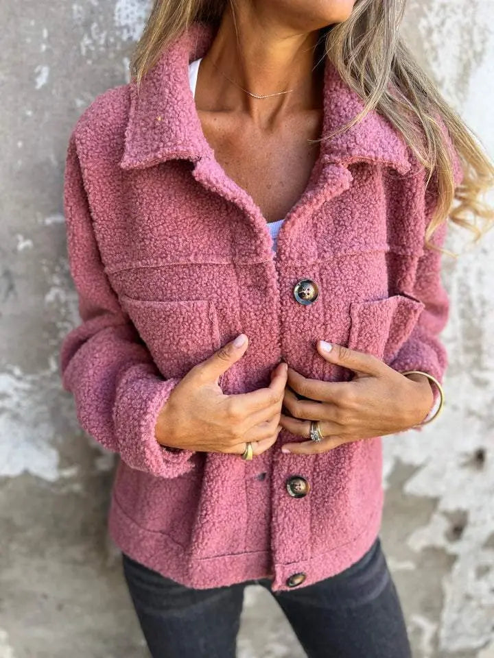SOFIA | TEDDY FLEECE JACKET