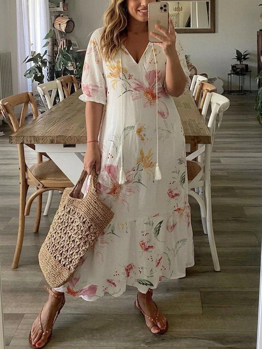 Rosalind - Boho Tummy Coverage Dress
