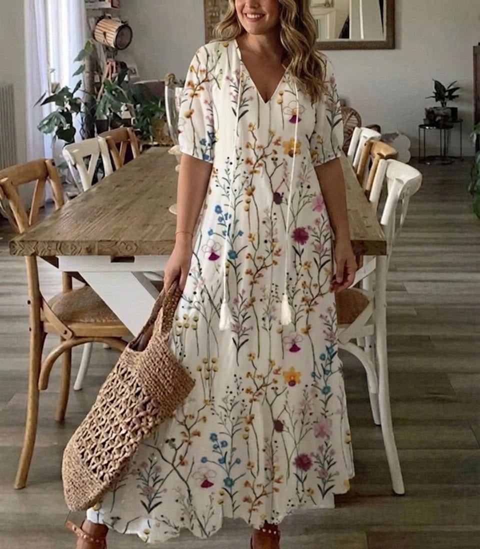 Rosalind - Boho Tummy Coverage Dress