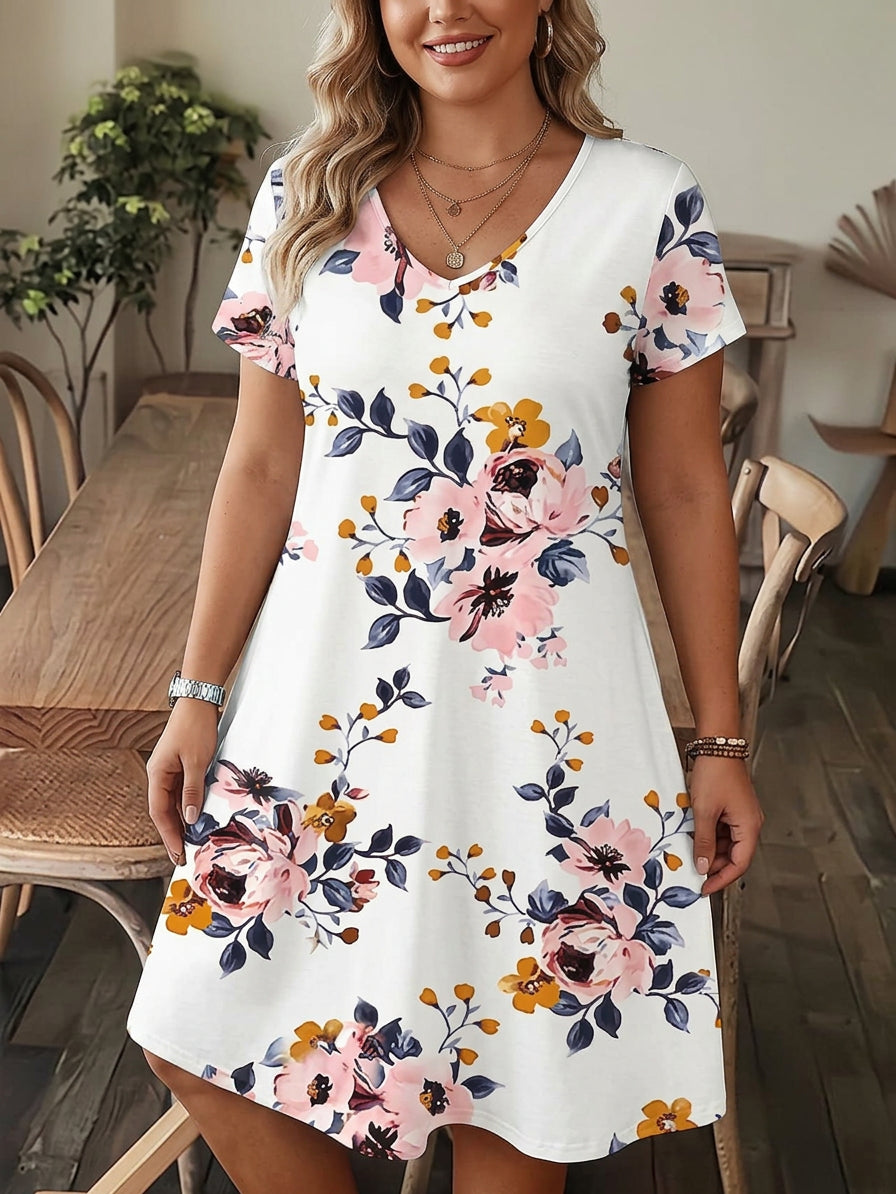 Colette - Printed Bloom Dress