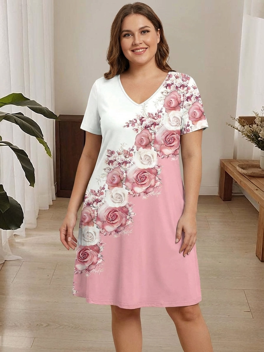 Colette - Printed Bloom Dress